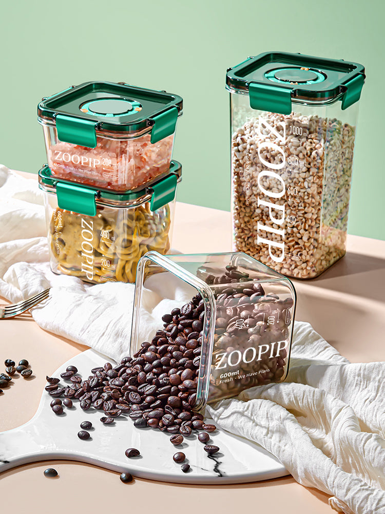 ZOOPIP Kitchen grain food jar 2.5L large sealed jar for home use JOOFIRE