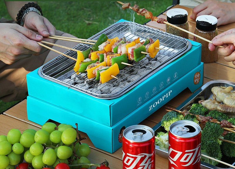BBQ grill, household outdoor portable carbon grill, barbecue grill, outdoor barbecue tool, small barbecue grill JOOFIRE