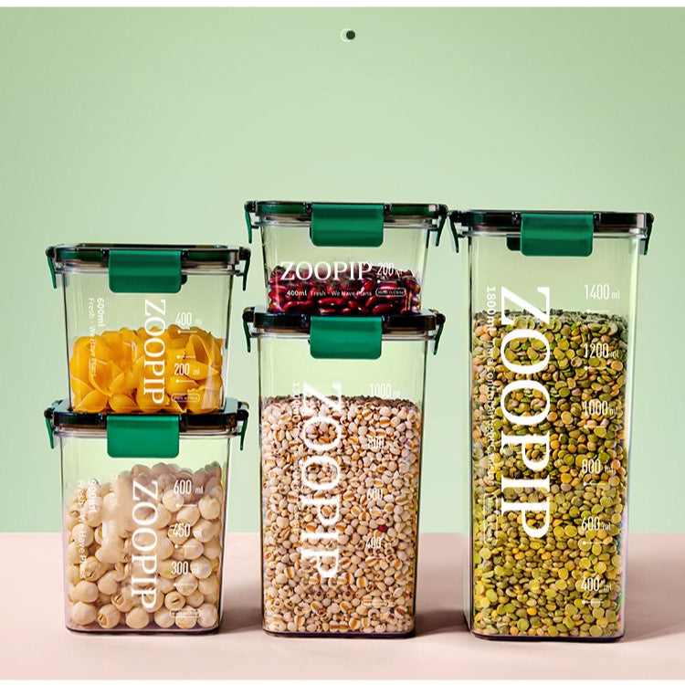 ZOOPIP Kitchen grain food jar 2.5L large sealed jar for home use JOOFIRE