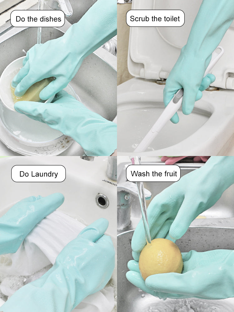 ZOOPIP Breast-fleece cloak, thick protection, thick-walled cloth, kitchen washing bowl, housekeeping, and clean house-use cloak JOOFIRE