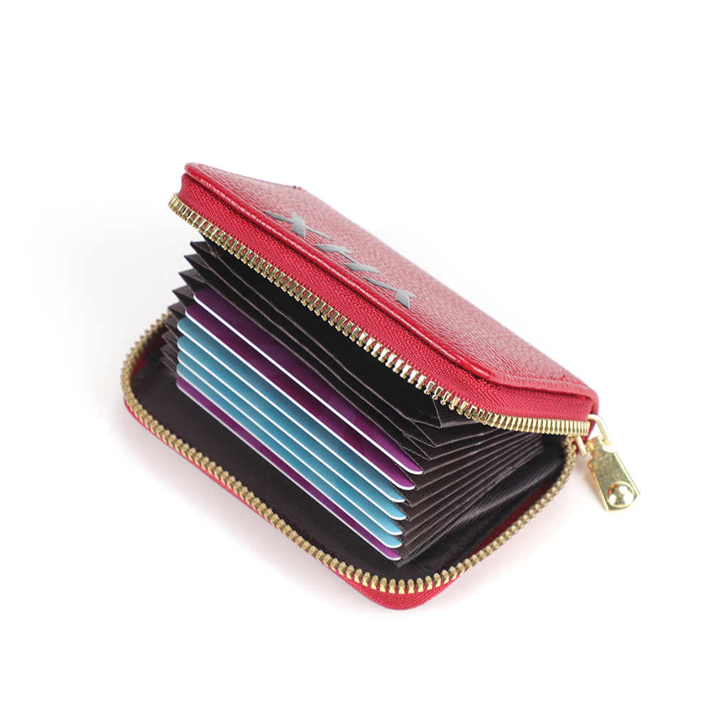 YHX ins new Korean version of square small wallet female short section folding simple fashion ladies card bag mini coin purse JOOFIRE