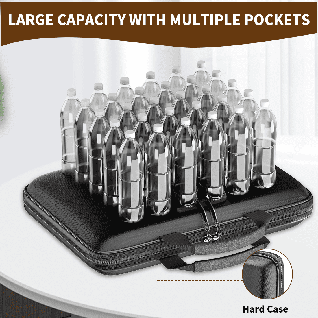 Multifunctional 12-page Hard EVA Color Accordion Folder ENGPOW