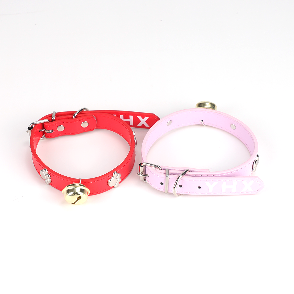 YHX Cowhide Pet Collars Comfortable Leather Dog Collars Medium and Large Dog Collars JOOFIRE