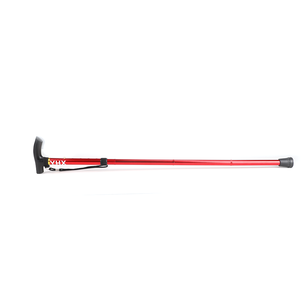 YHX Trekking pole aluminum alloy folding ultra-light ultra-short telescopic outdoor hand trekking walking stick hiking stick 5 knots JOOFIRE