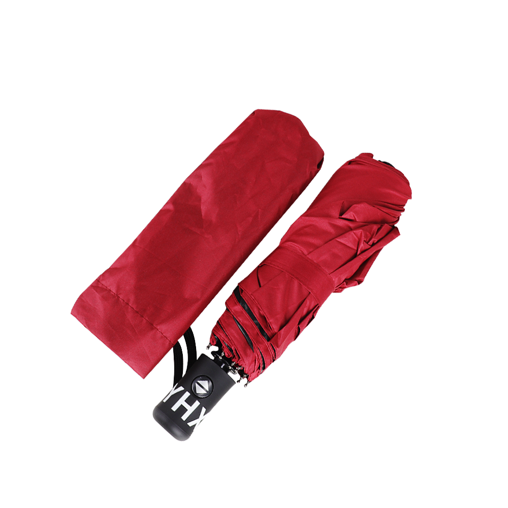 YHX Black glue sunscreen sunny umbrella female three-fold advertising umbrella sunscreen anti-ultraviolet sun umbrella JOOFIRE