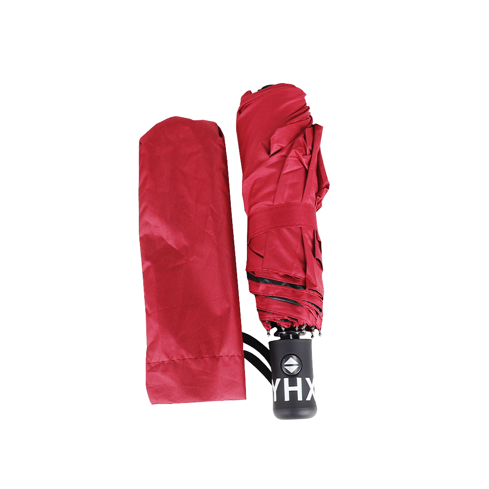 YHX Black glue sunscreen sunny umbrella female three-fold advertising umbrella sunscreen anti-ultraviolet sun umbrella JOOFIRE