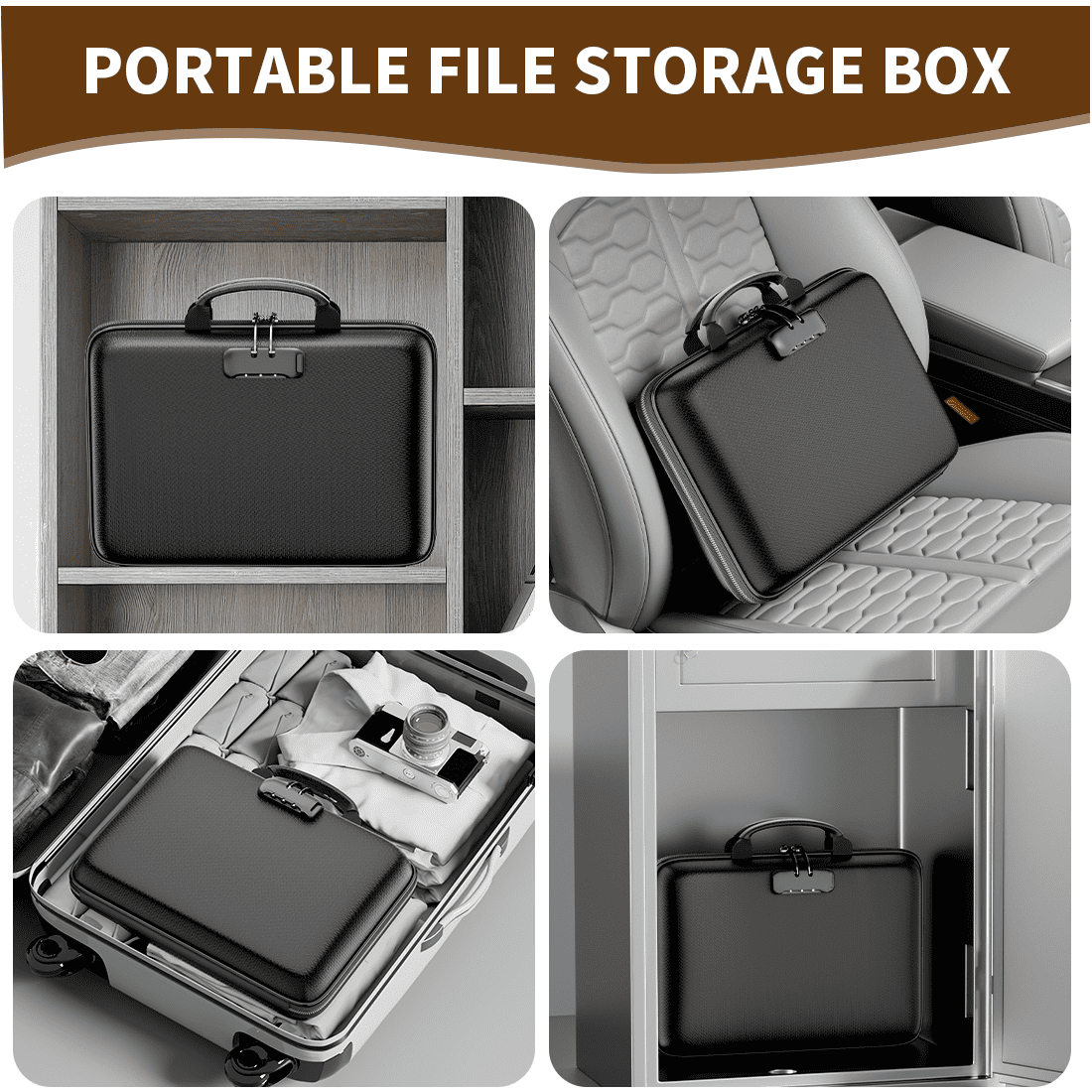 Multifunctional 12-page Hard EVA Color Accordion Folder ENGPOW