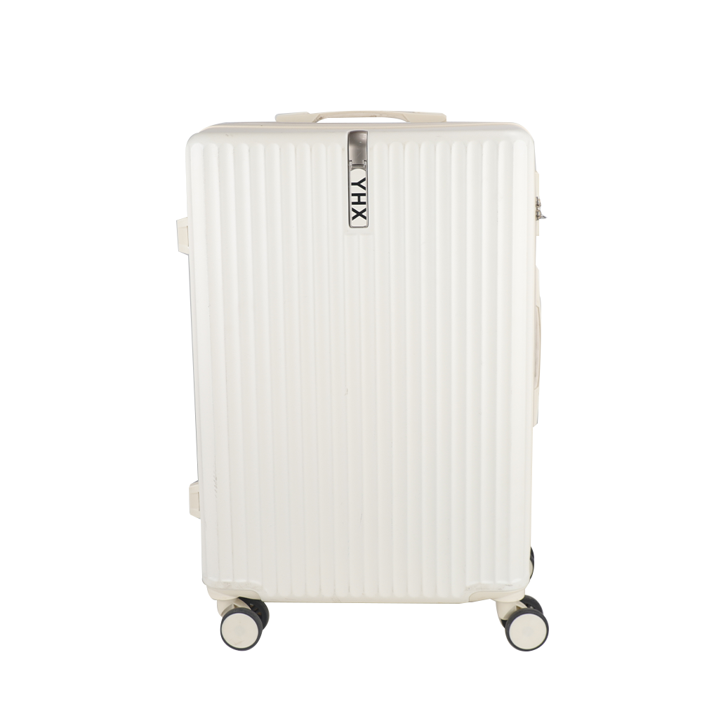 YHX-Luggage 20-inch trolley case for women, aluminum frame suitcase, gift box, men's cup holder, password box new style JOOFIRE