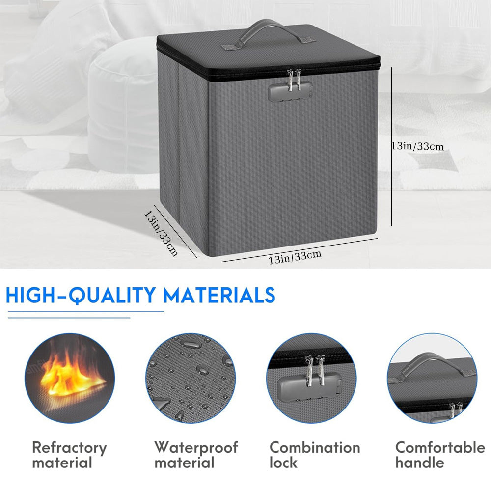 Fireproof Multifunctional Folding Storage Ottoman ENGPOW