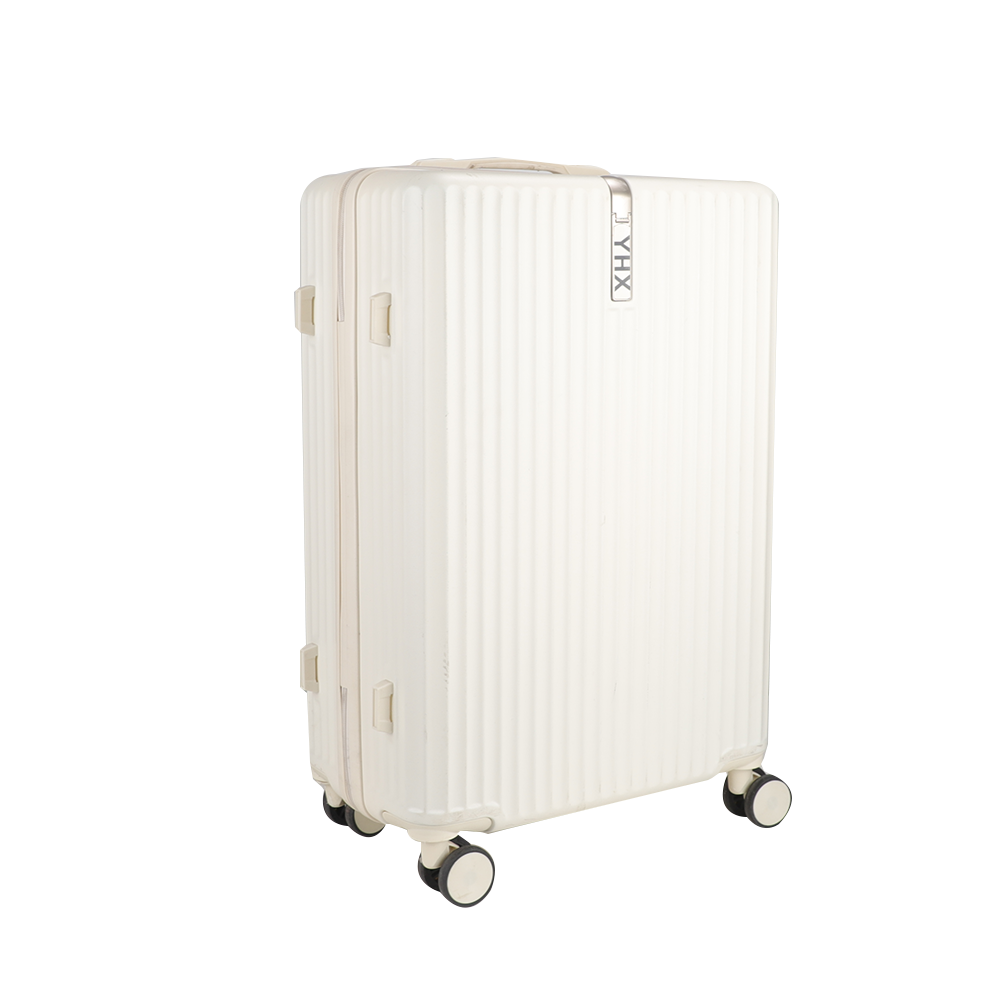 YHX-Luggage 20-inch trolley case for women, aluminum frame suitcase, gift box, men's cup holder, password box new style JOOFIRE