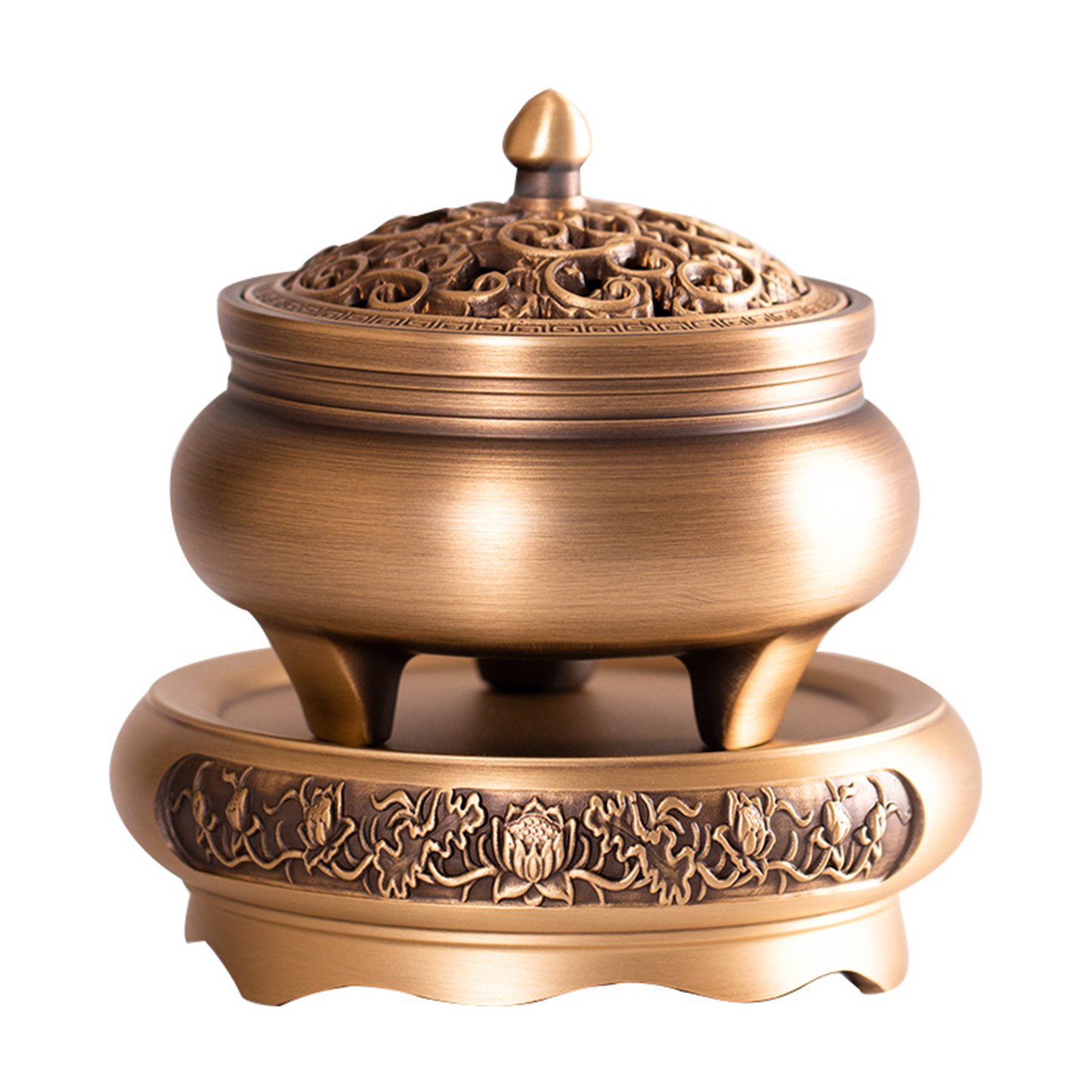 ZOOPIP Indoor three-legged incense burner for home use Medium-style Zen tea ceremony incense burner Incense burner JOOFIRE