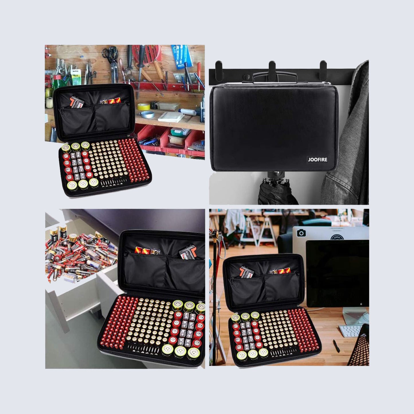 Fireproof Battery Organizer JOOFIRE