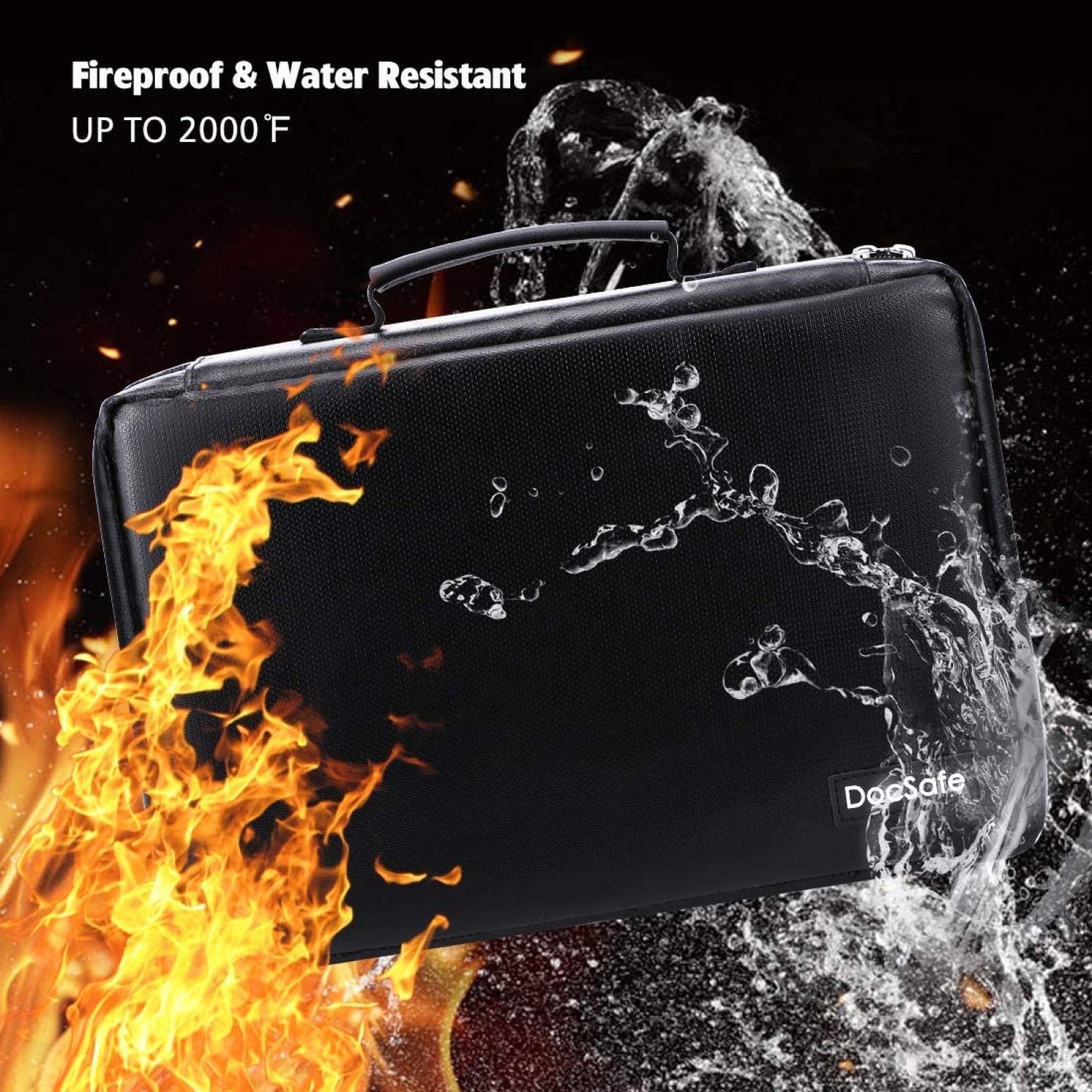 Fireproof Battery Organizer Storage Box DocSafe