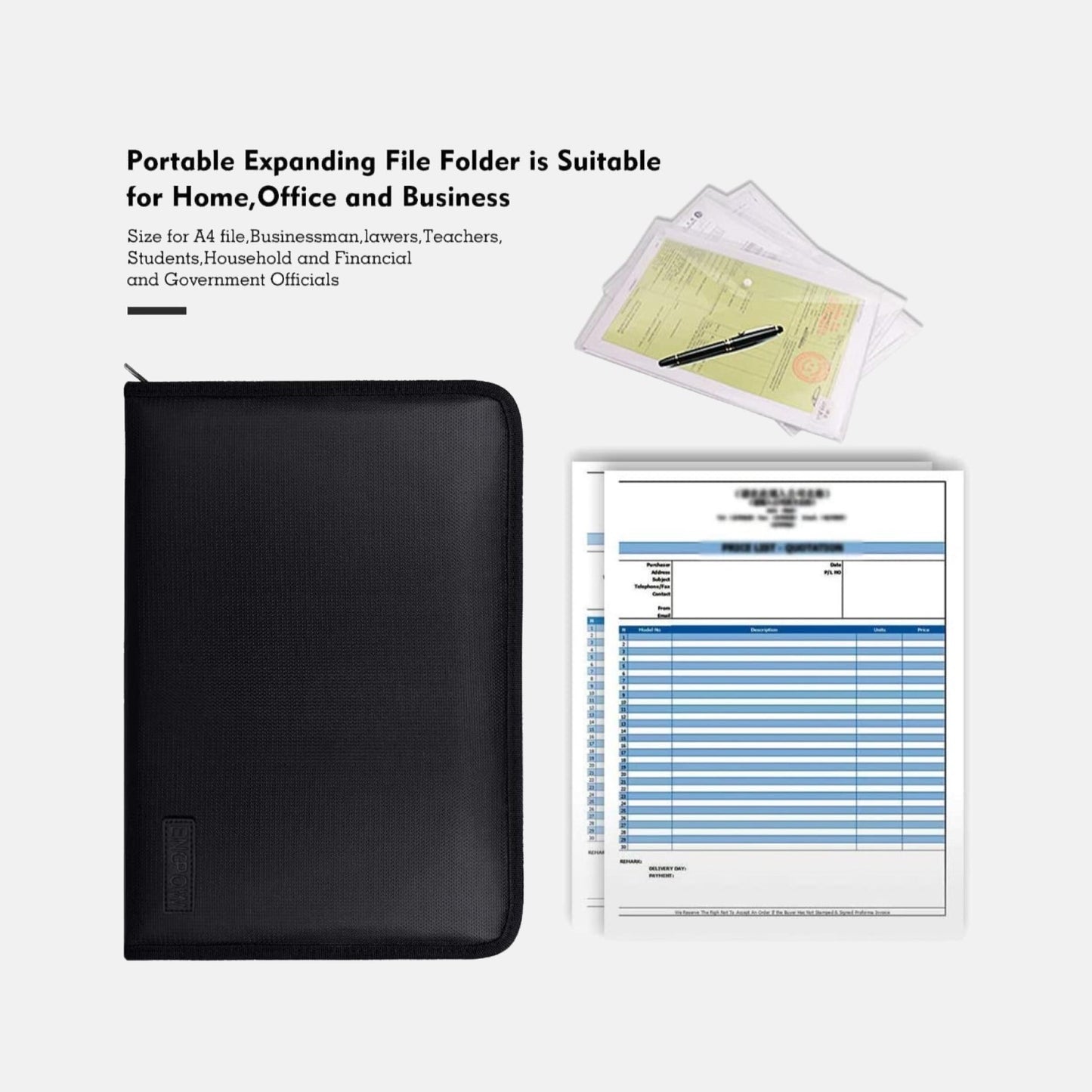 Fireproof File Folder ENGPOW