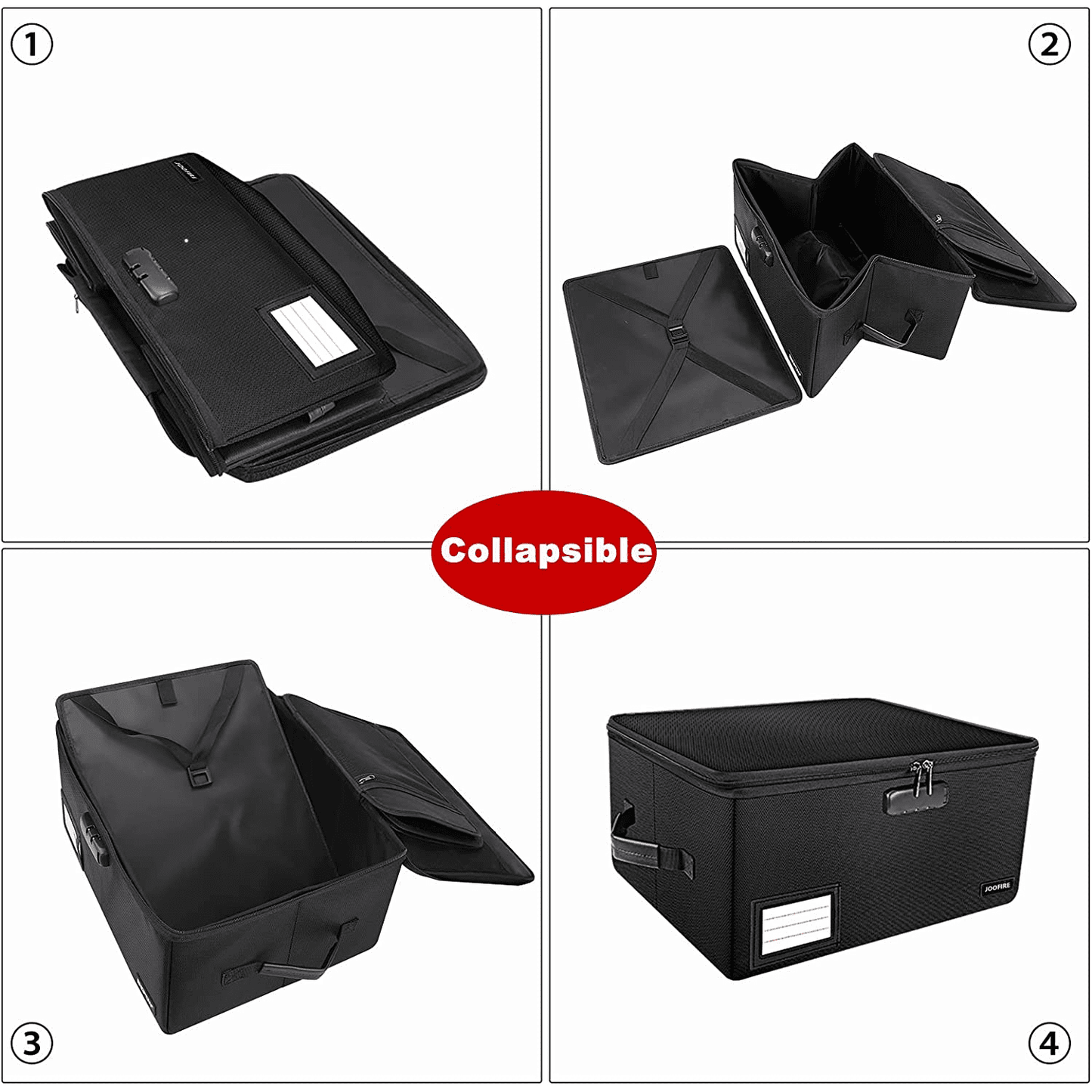 File Organizer Box with Lock ENGPOW