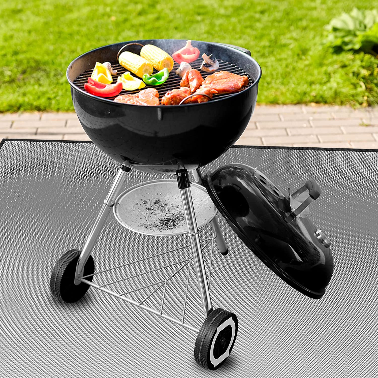 Large Fire Pit Mat Grill Mat DocSafe