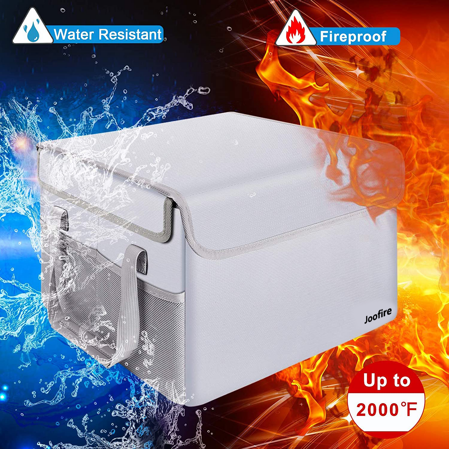 Document storage box with folding JOOFIRE