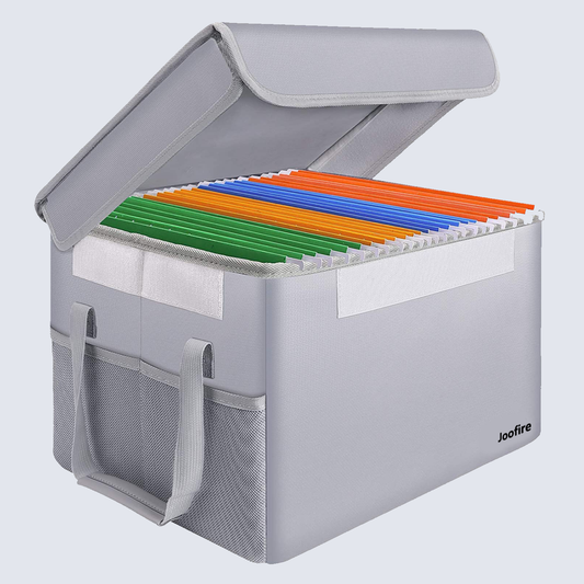 Document storage box with folding JOOFIRE