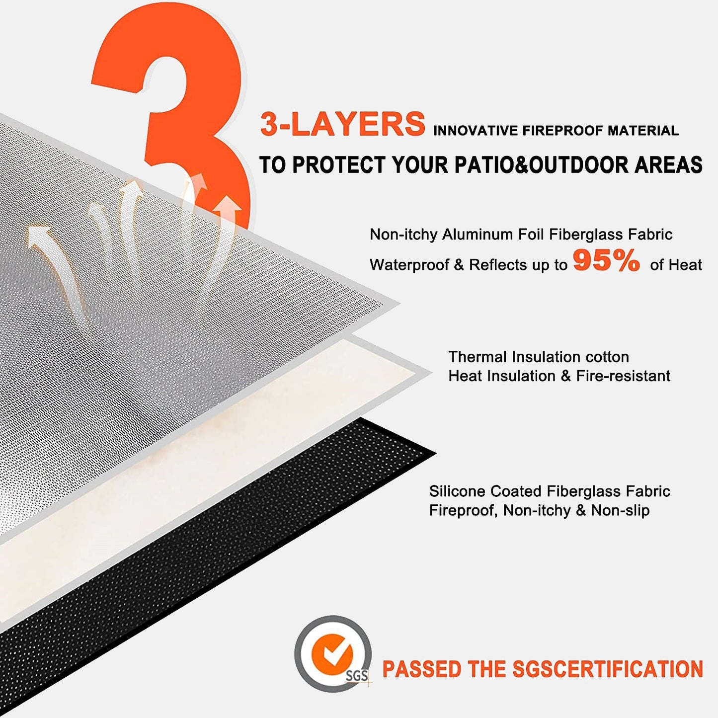 36" Diameter Round Fireproof Mat DocSafe
