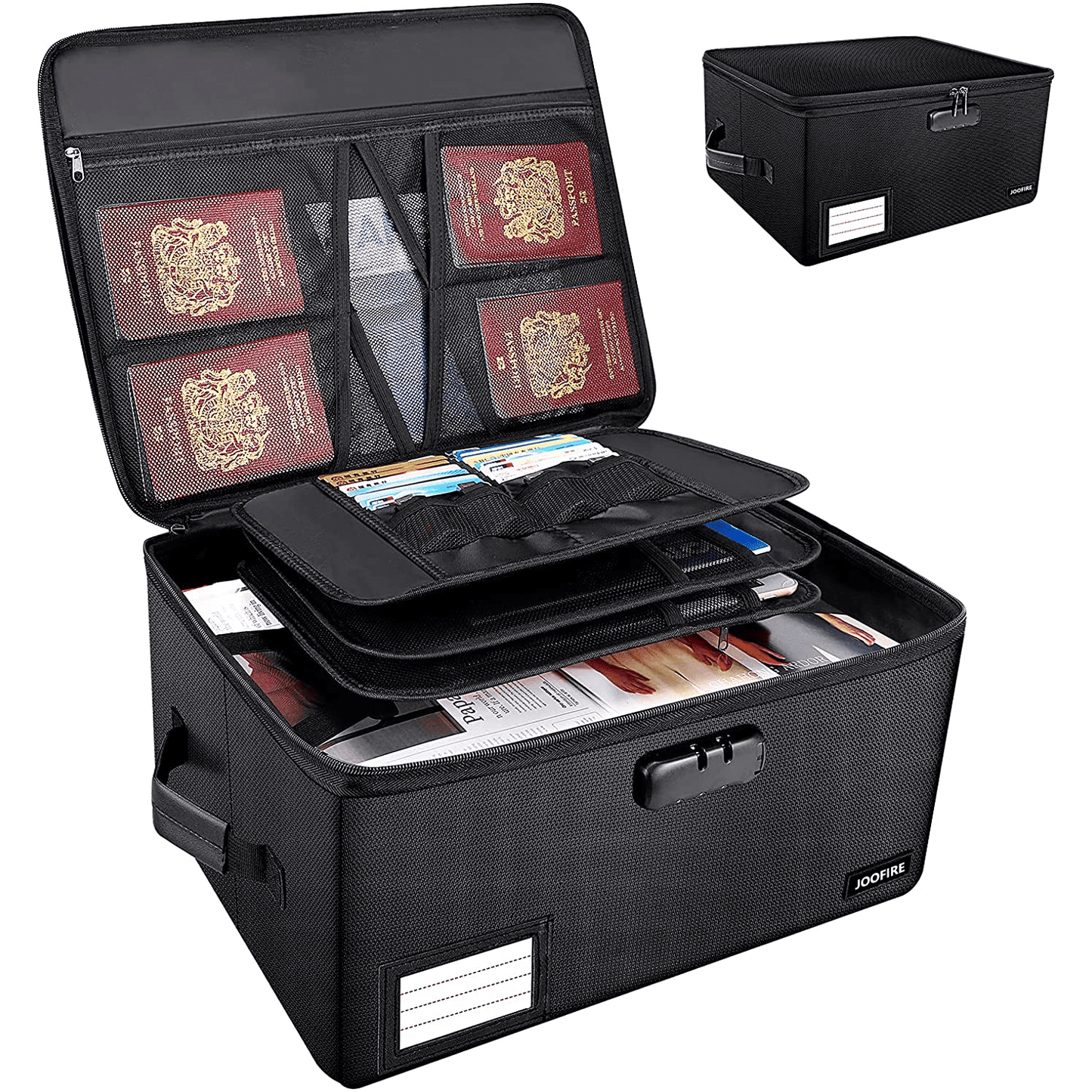 File Organizer Box with Lock ENGPOW