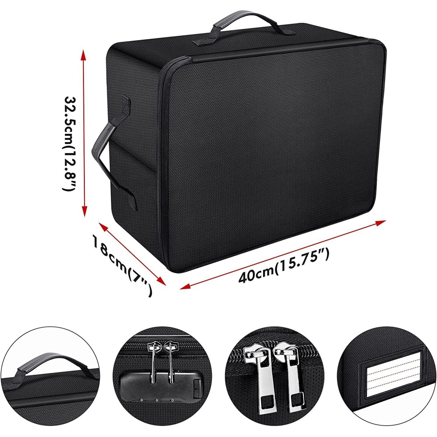File Organizer Box with Lock ENGPOW