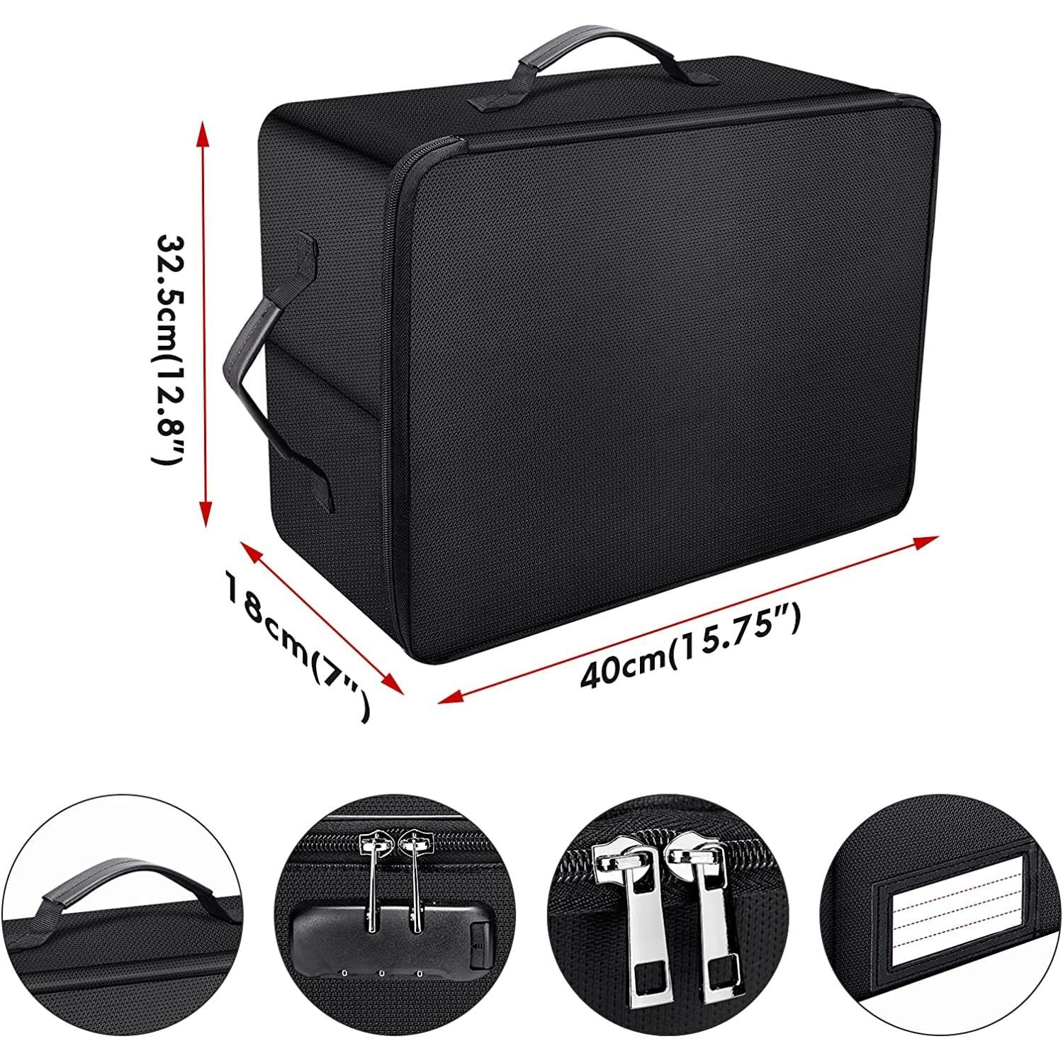 File Organizer Box with Lock ENGPOW