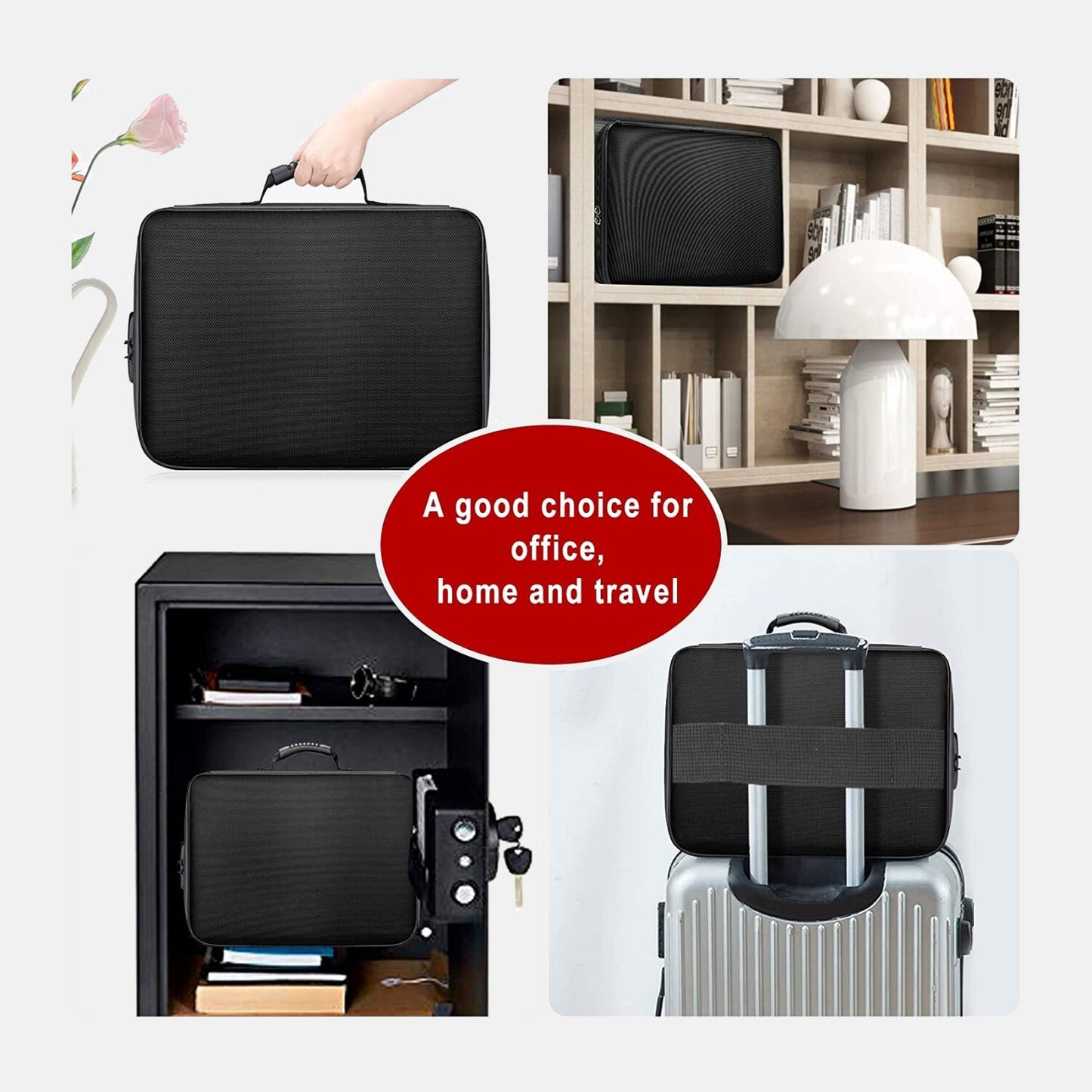 Fireproof document bag with lock DocSafe