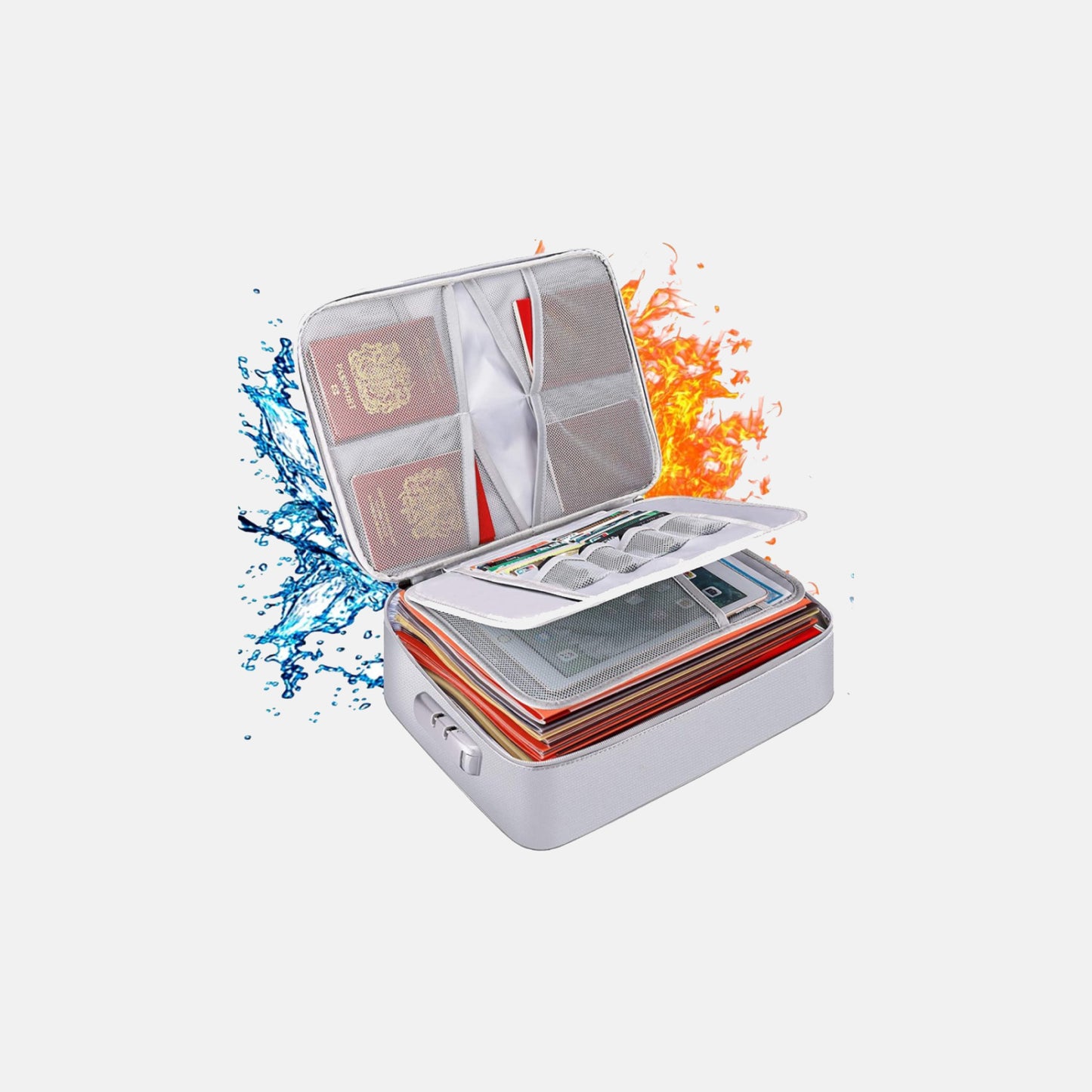 Fireproof document bag with lock DocSafe
