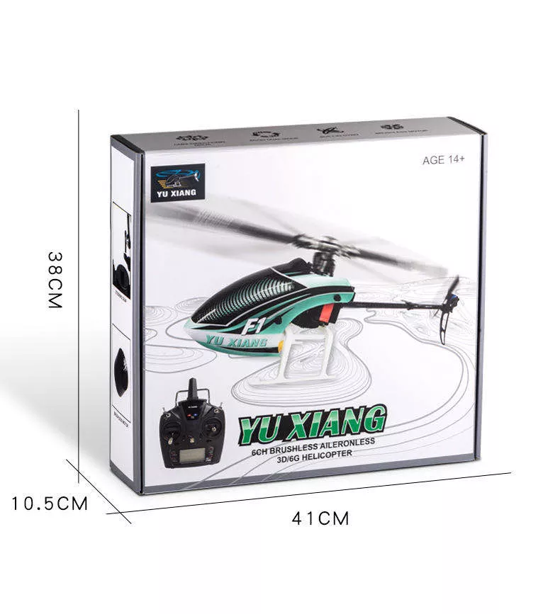 F01 6 CHANNEL FLYBARLESS HELICOPTER ENGPOW