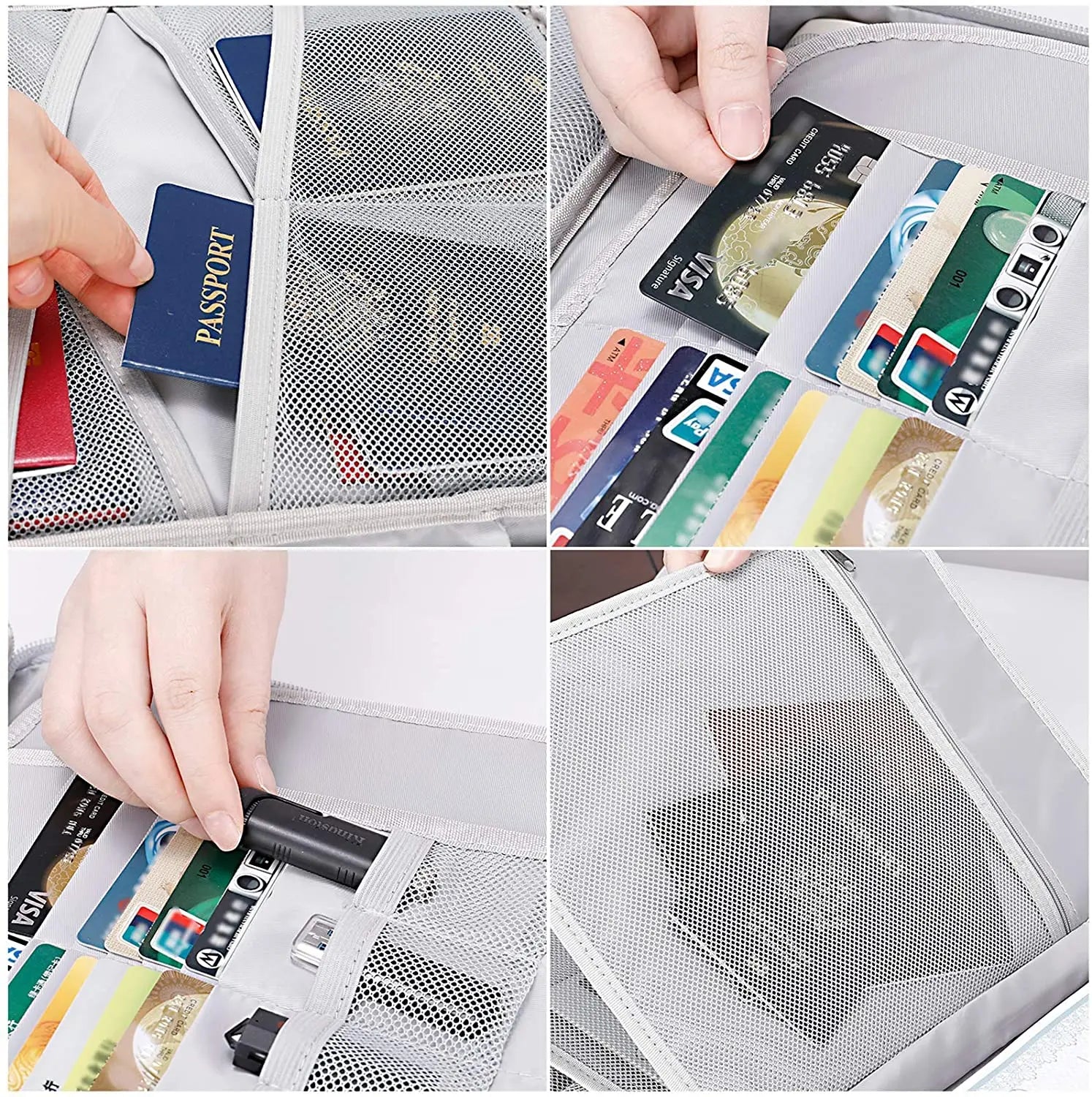 Fireproof and waterproof document manager with lock 4 large compartments - JOOFIRE