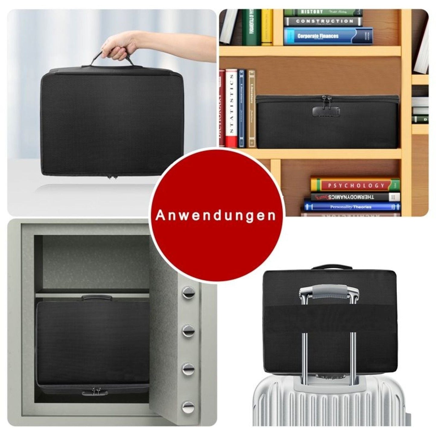 File Organizer Box with Lock ENGPOW