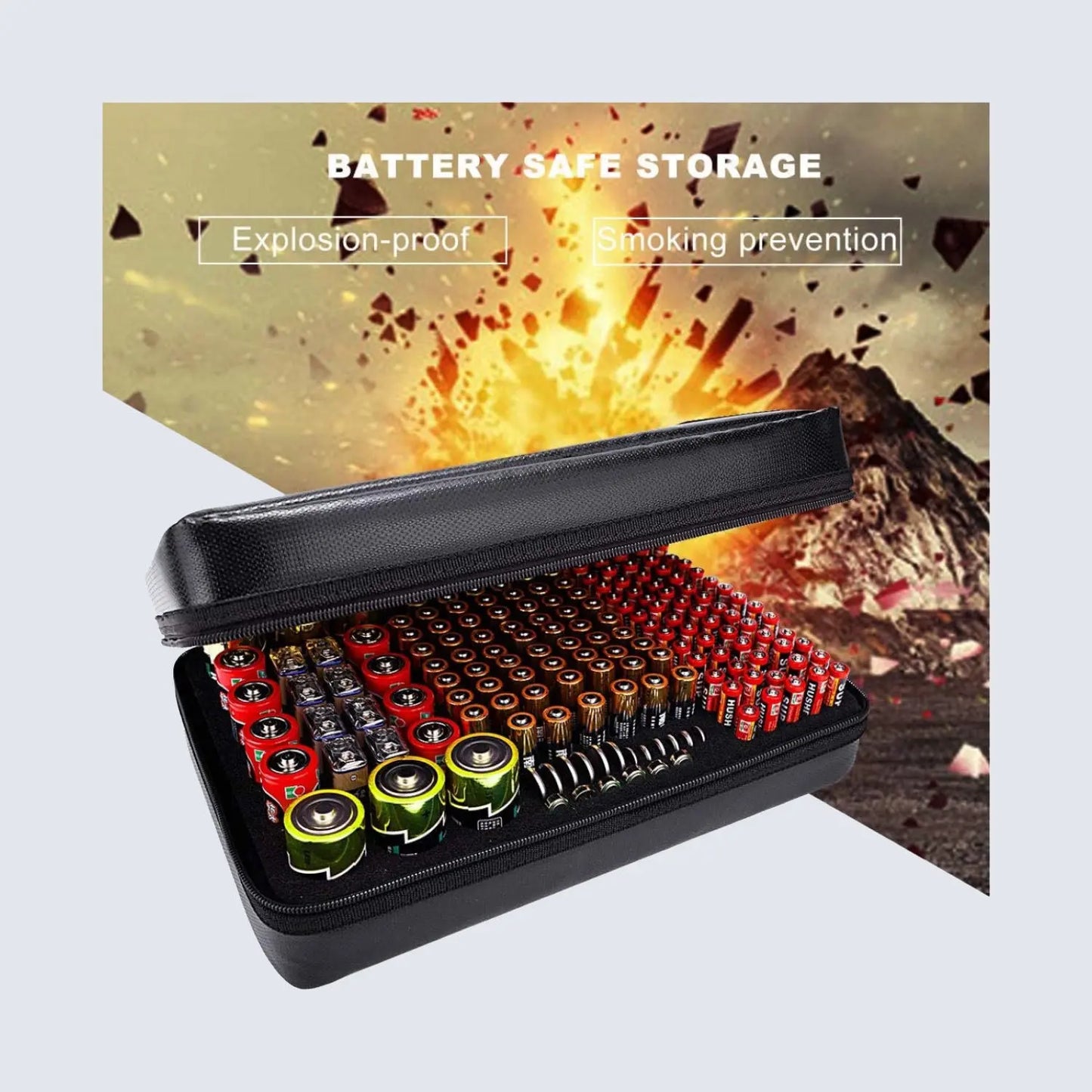 Waterproof and explosion-proof battery storage case - JOOFIRE