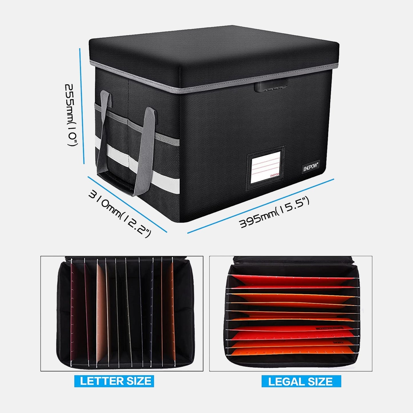 Fireproof File Box with Lock ENGPOW