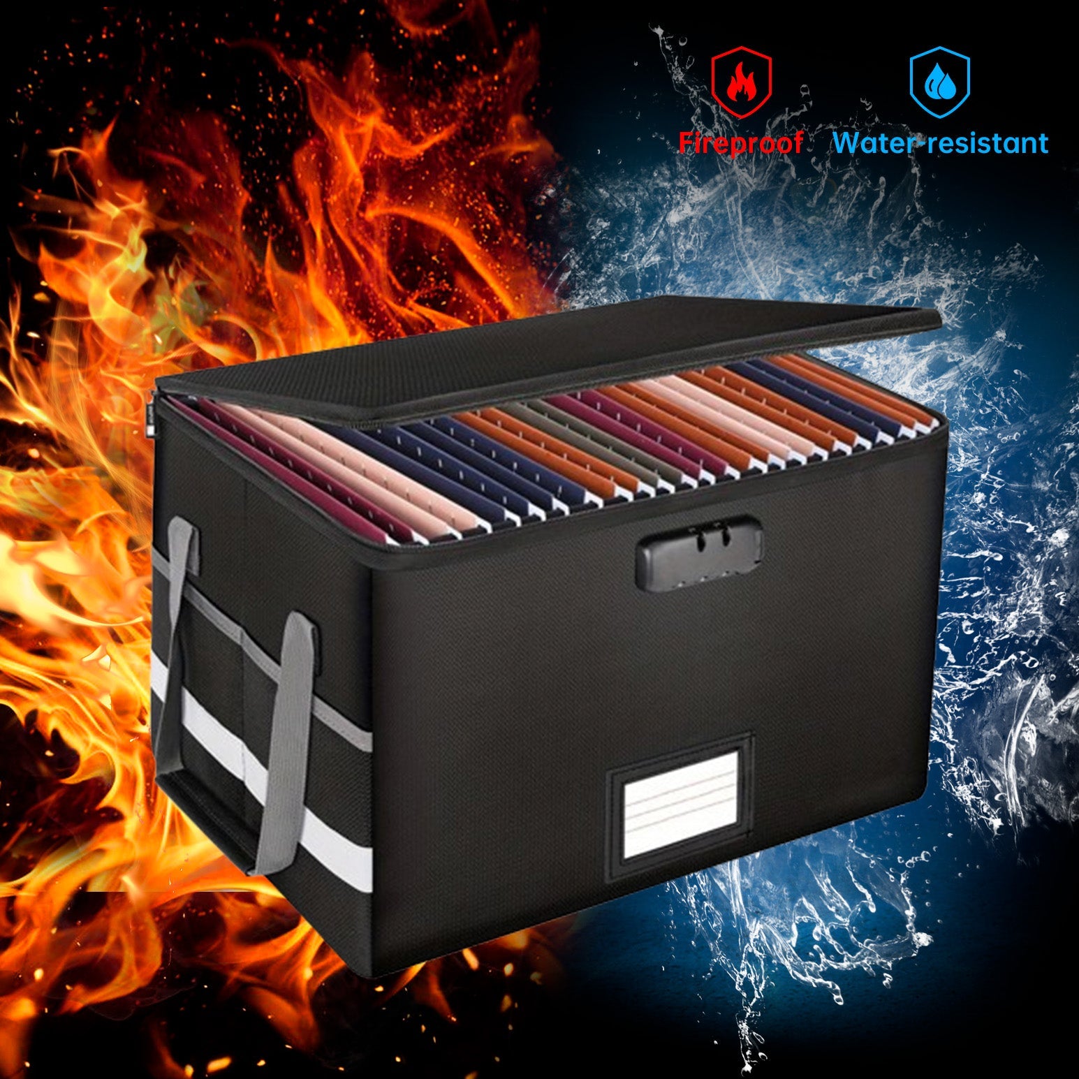 document storage box dust-proof fireproof and waterproof ENGPOW