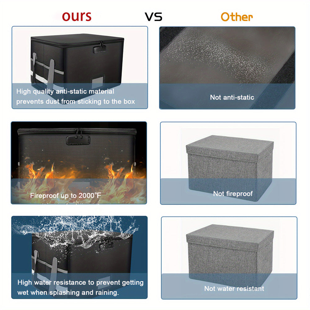 document storage box dust-proof fireproof and waterproof ENGPOW