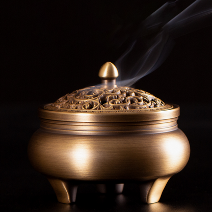 ZOOPIP Indoor three-legged incense burner for home use Medium-style Zen tea ceremony incense burner Incense burner JOOFIRE
