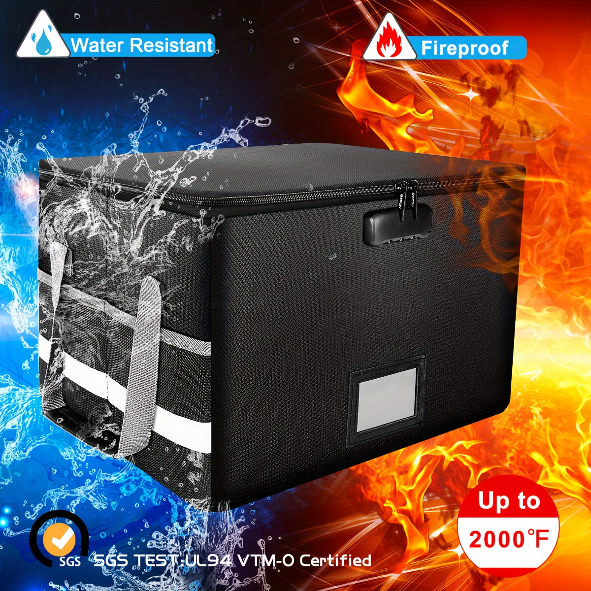 document storage box dust-proof fireproof and waterproof ENGPOW