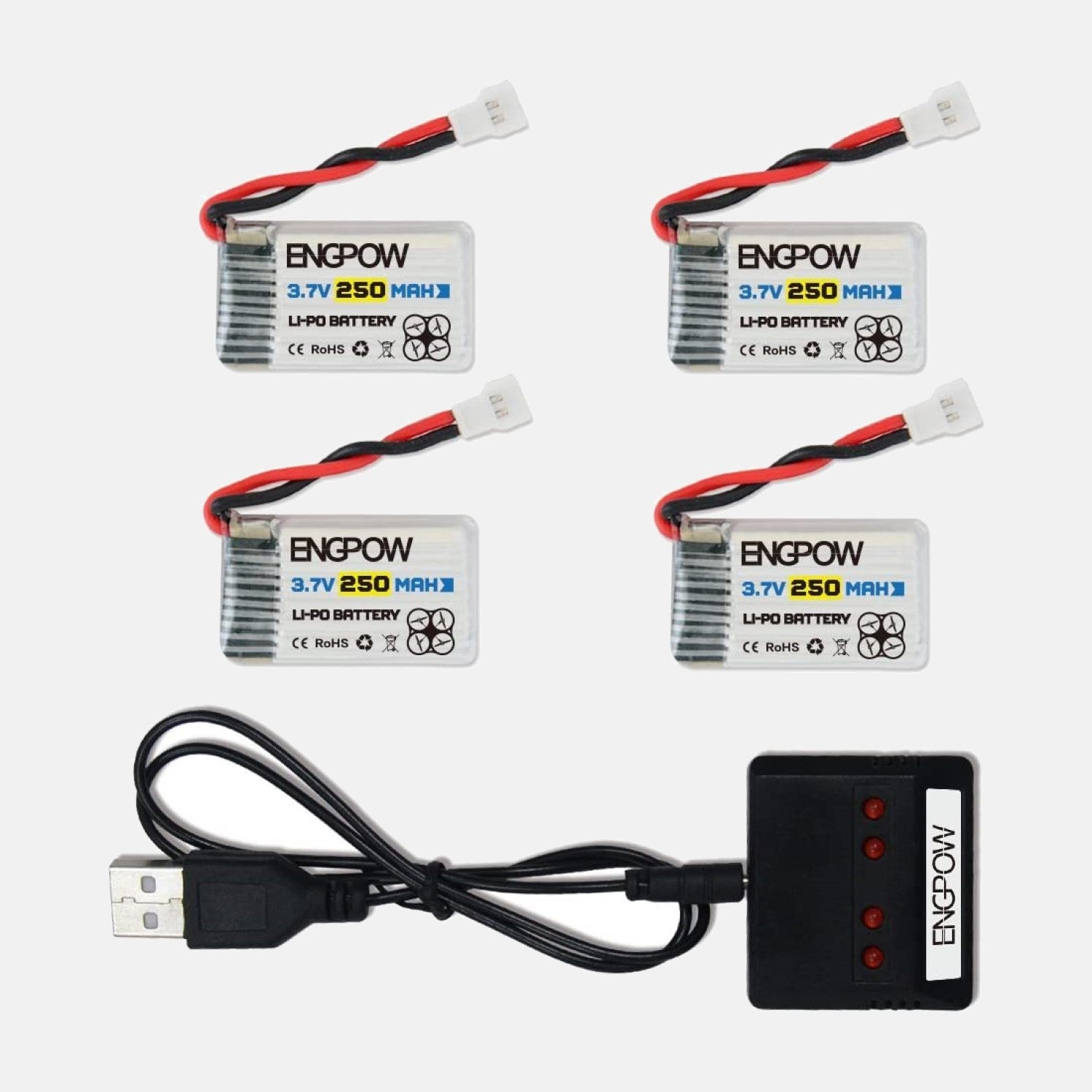 3.7v 250mah Lipo Battery ENGPOW