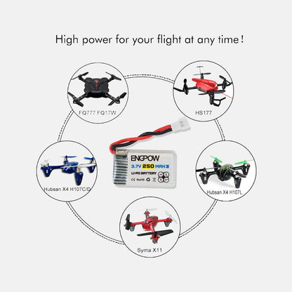 3.7v 250mah Lipo Battery ENGPOW