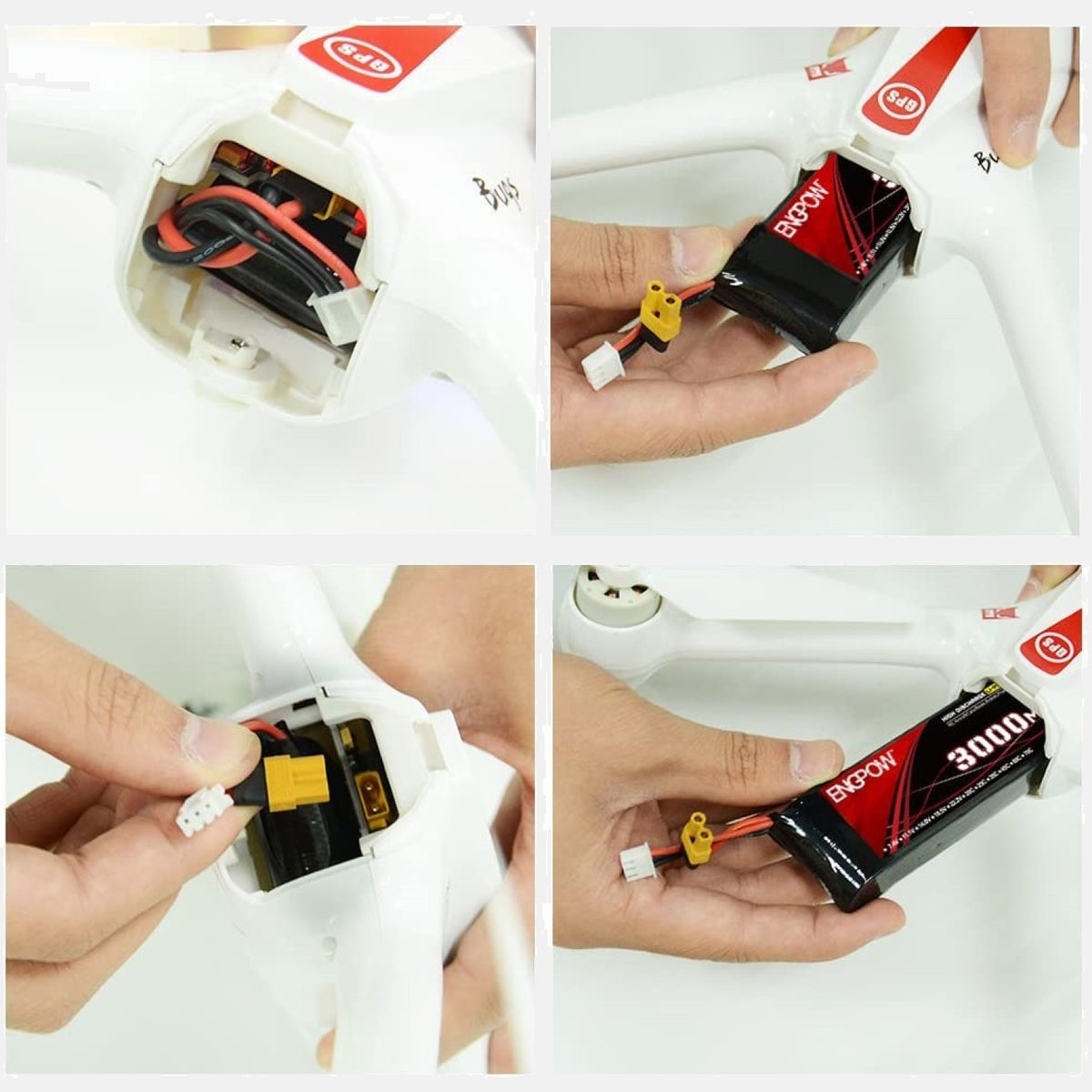 [Upgraded]7.4V 3000mah 30C Lipo Battery ENGPOW