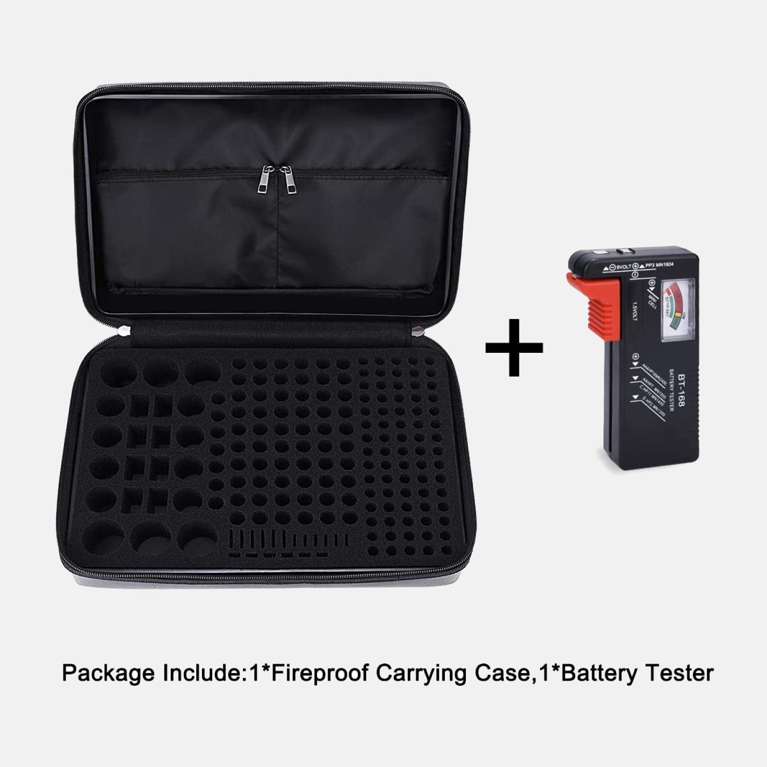 Fireproof Battery Organizer Storage Box DocSafe